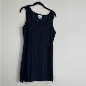 Vintage Black Swim Coverup Dress